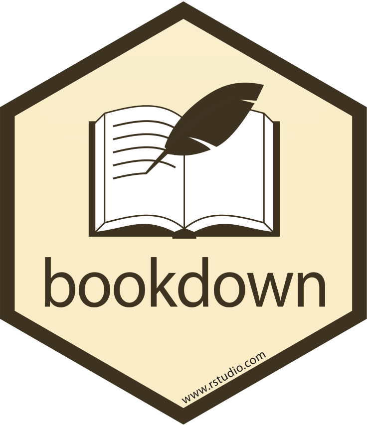 bookdown hex sticker